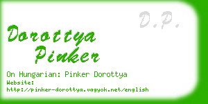 dorottya pinker business card